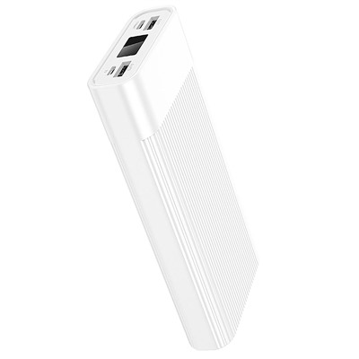 Внешний аккумулятор Hoco J85 (повр. уп.) 20000mAh Micro/Type-C/USB*2 (white)