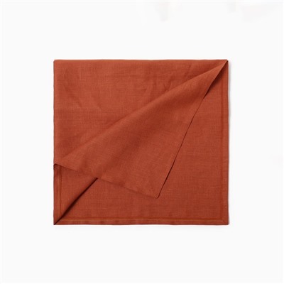 Скатерть Этель Linen collection brown 145х110см, 100%лён 210 г/м2