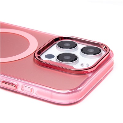 Чехол-накладка - SM025 SafeMag для "Apple iPhone 15 Pro" (pink) (232083)