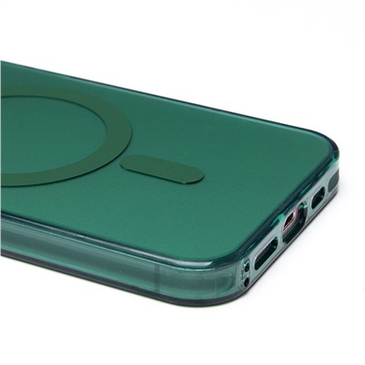 Чехол-накладка - SM025 SafeMag для "Apple iPhone 14/iPhone 13" (green) (232109)