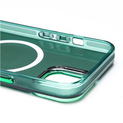 Чехол-накладка - SM025 SafeMag для "Apple iPhone 14/iPhone 13" (green) (232109)