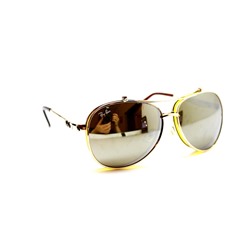 Распродажа солнцезащитные очки с насадкой R 3028 зеркальный желтый