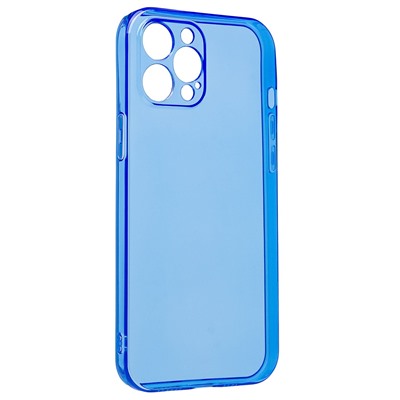 Чехол-накладка - SC344 для "Apple iPhone 12 Pro Max" (transparent/blue) (232050)